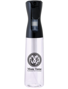 Mane Tame Continuous Spray Bottle Black/Clear 10oz